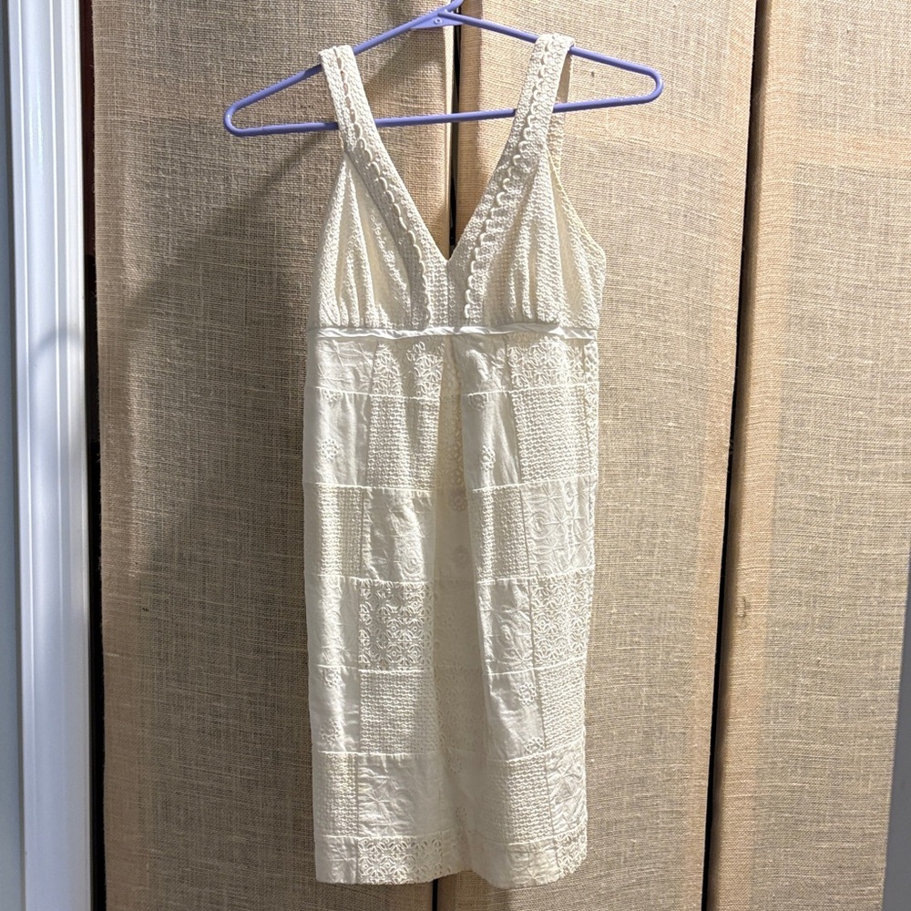Lilly Pulitzer Cream Textured Dress